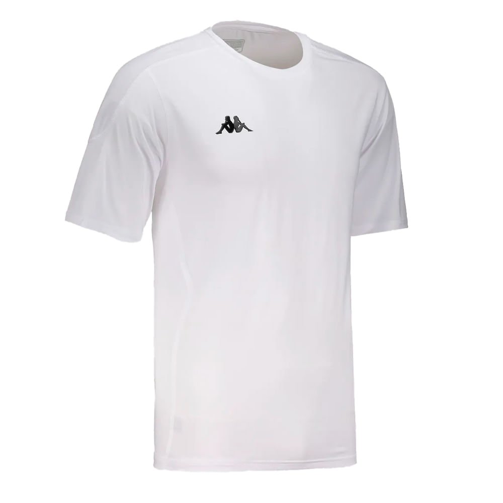 Camiseta Masculina Kappa Tully Sports Esportiva Branco Branco 3