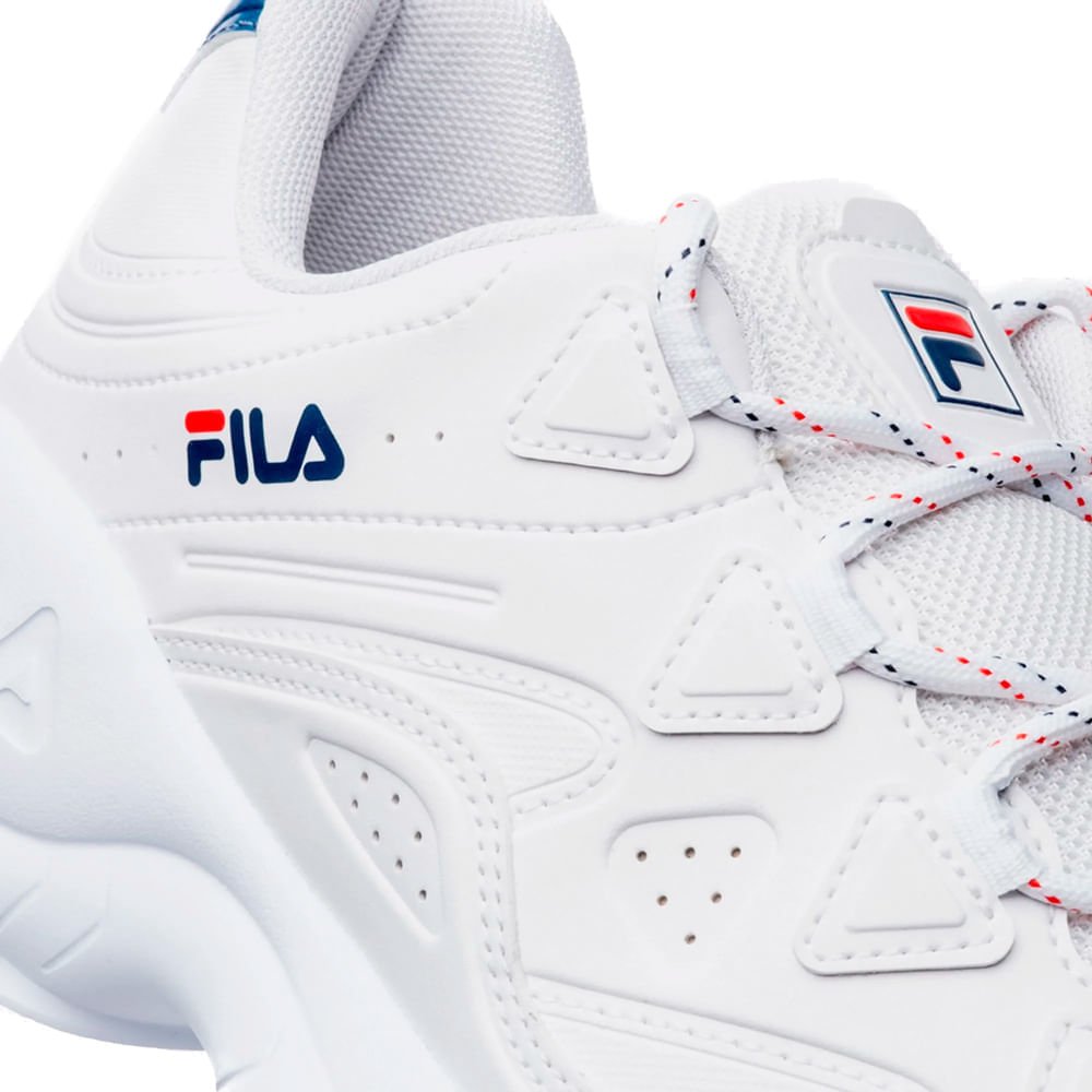 Tênis Feminino Fila Evolux Chunky Branco/Azul Branco/Azul 5
