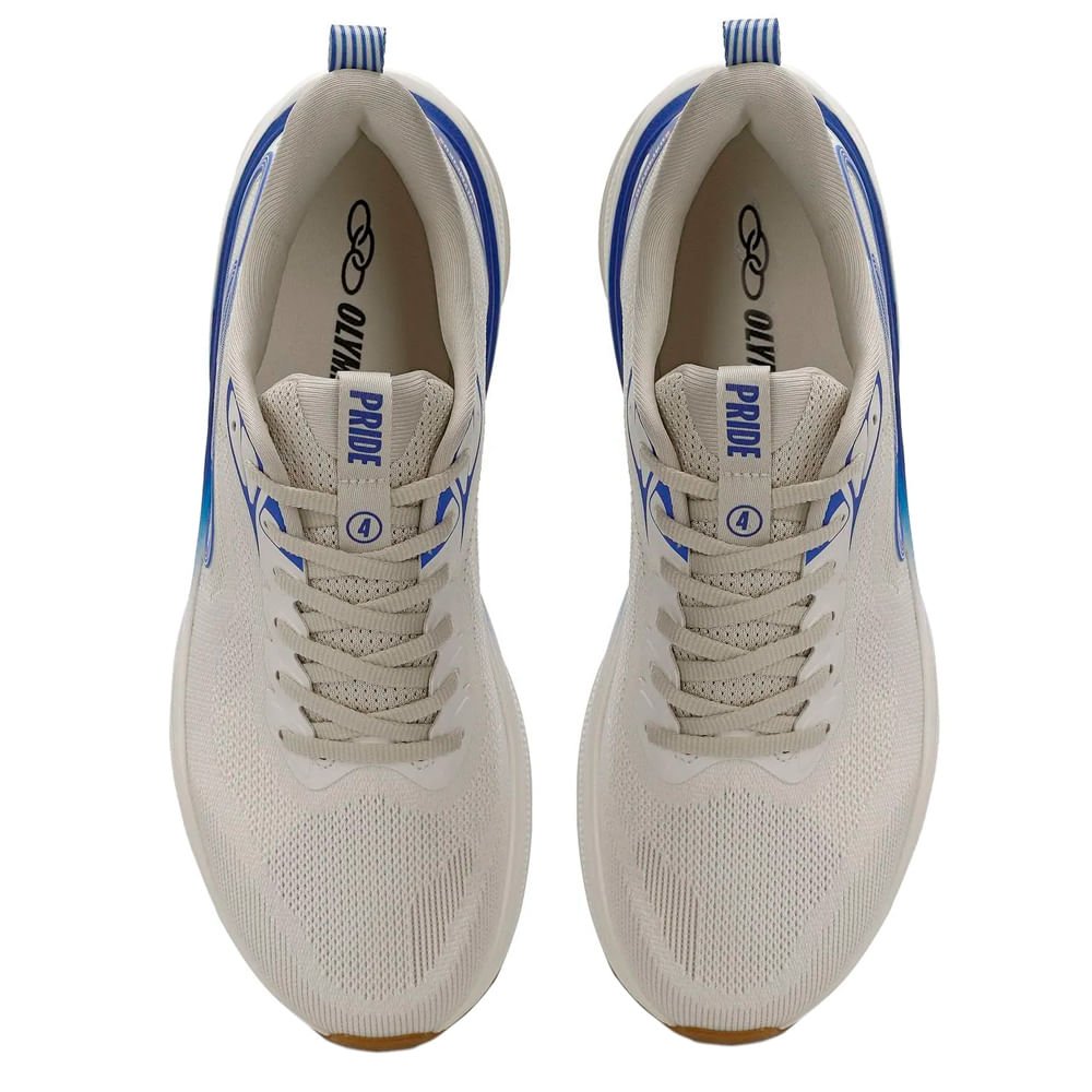 Tênis Feminino Olympikus Pride 4 Branco/Azul Branco/Azul 4