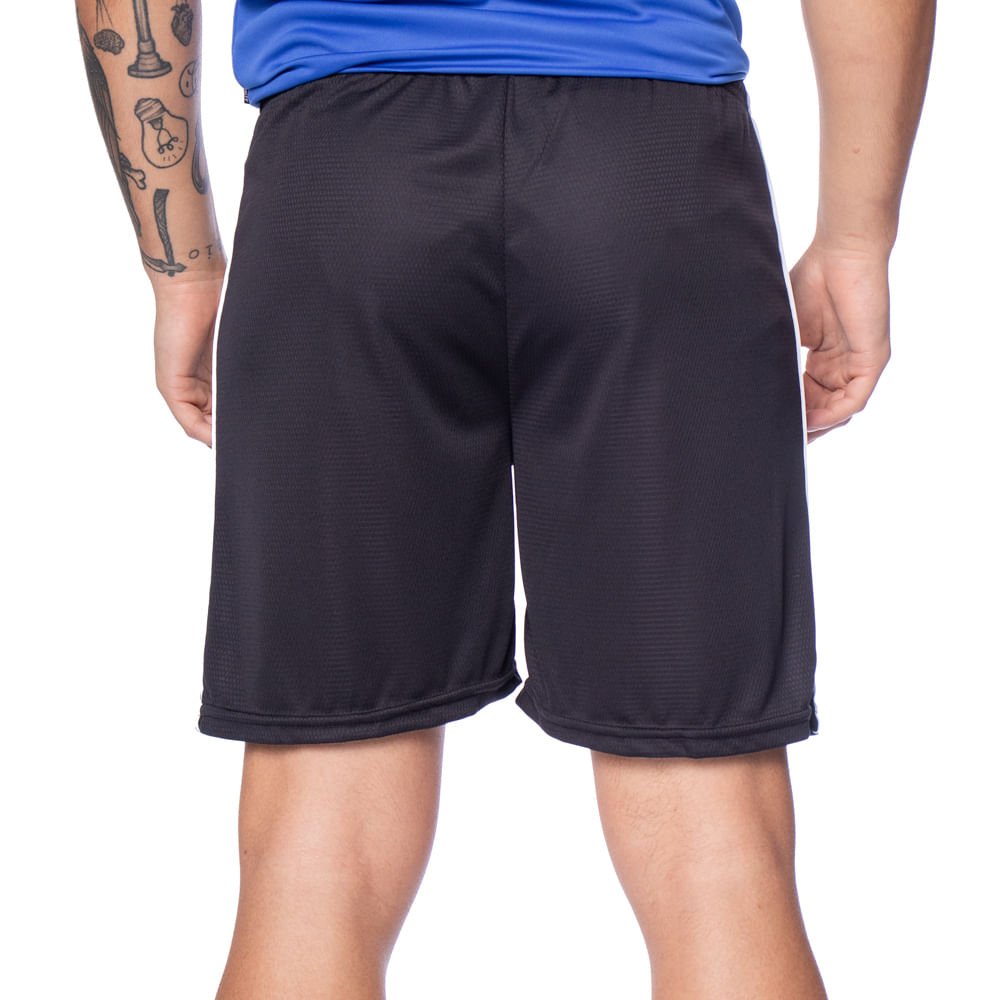 Calção Juvenil Penalty Futebol Line Preto/Branco Preto 2