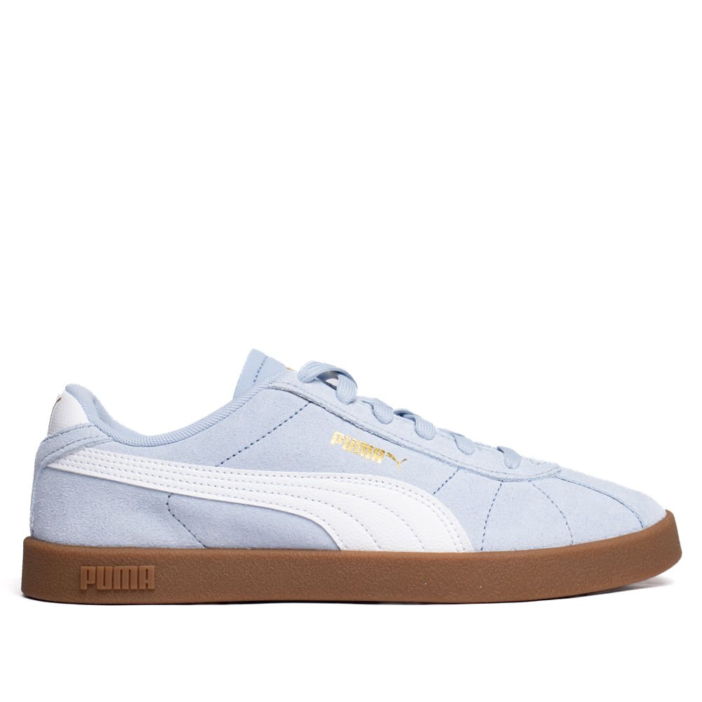 Tênis Feminino Puma Club II Camurça Azul/Branco
