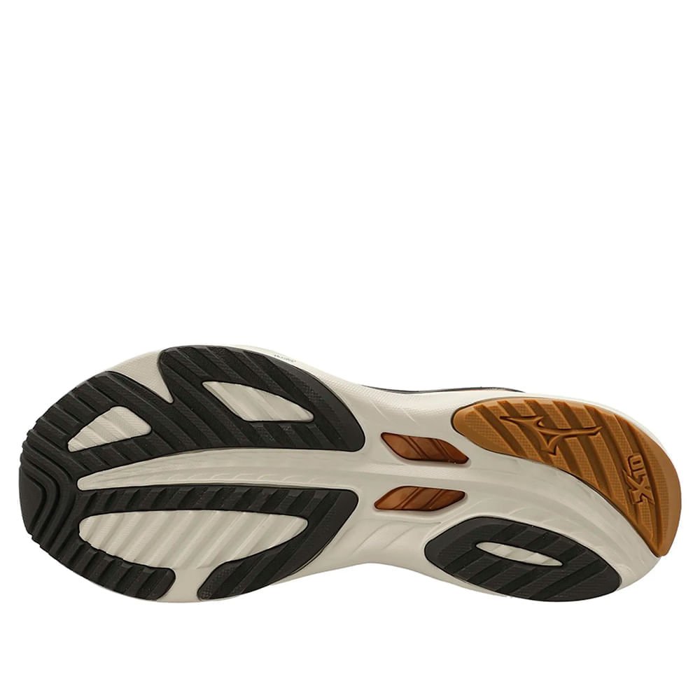 Tênis Masculino Mizuno Wave Stratos 3 Enerzy Cinza/Dourado Cinza 2