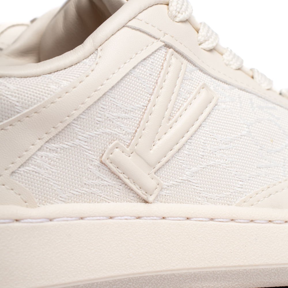 Tênis Feminino Vizzano Tramado Monograma Off White Off White 6