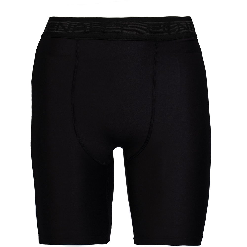 Bermuda Masculina Penalty Skin Compressão Preto