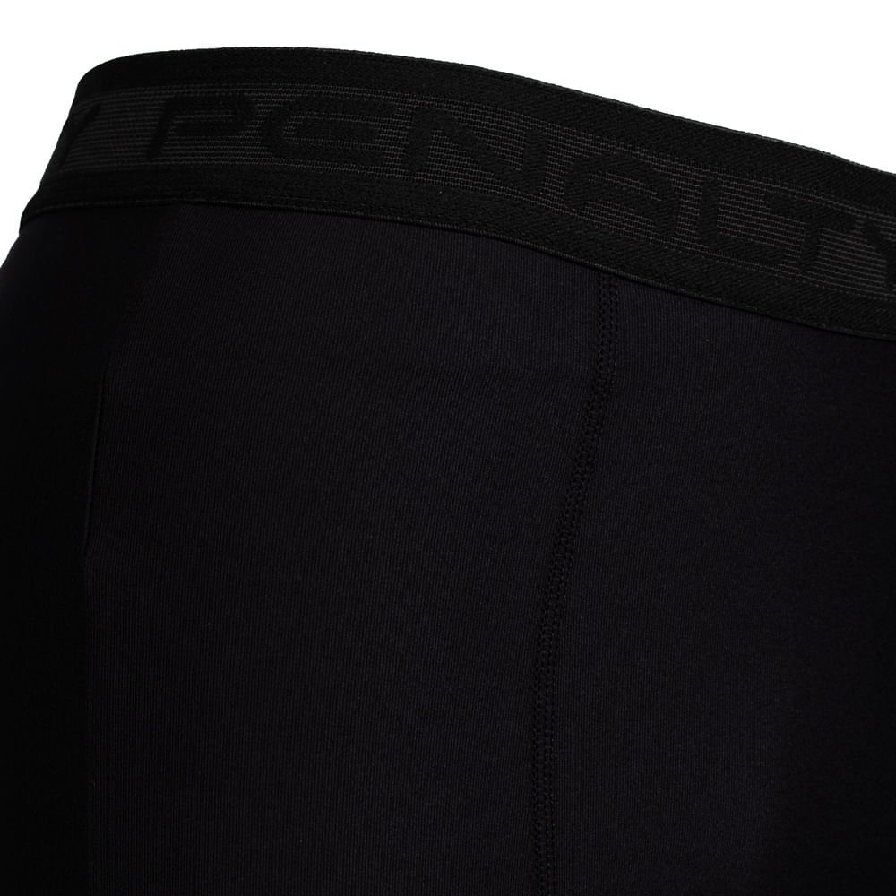 Bermuda Masculina Penalty Skin Compressão Preto Preto 3