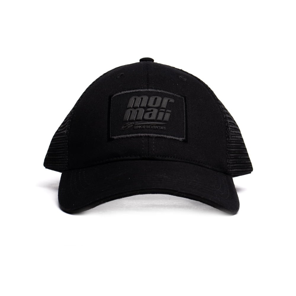 Boné Unissex Mormaii Tela Preto Preto 2