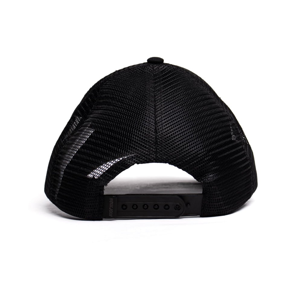 Boné Unissex Mormaii Tela Preto Preto 3