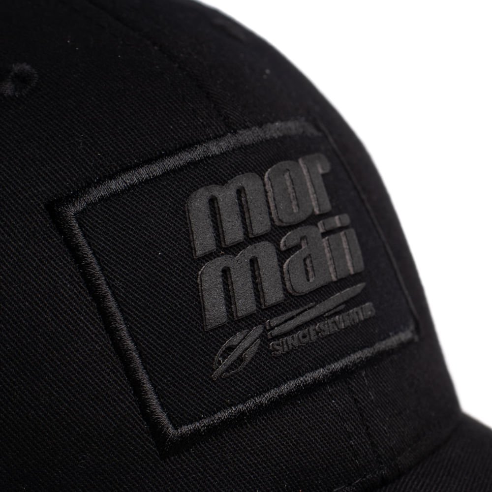 Boné Unissex Mormaii Tela Preto Preto 4