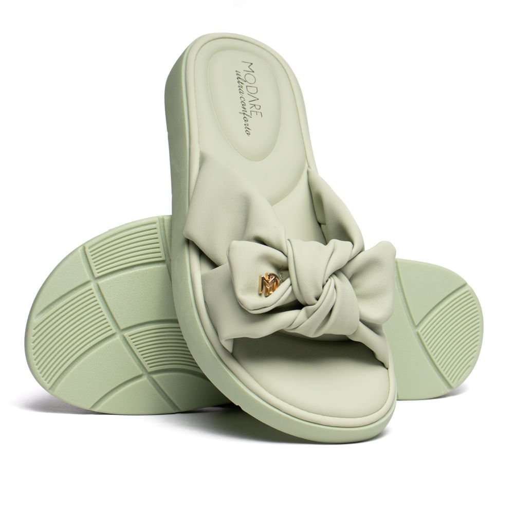 Rasteira Feminina Modare Ultra Conforto Verde Verde 5