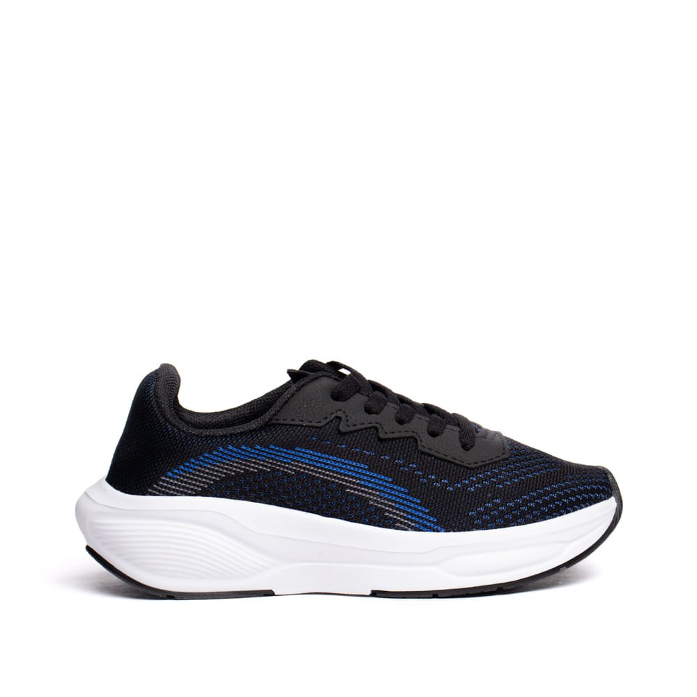 Tênis Infantil Masculino Molekinho Casual Preto/Azul