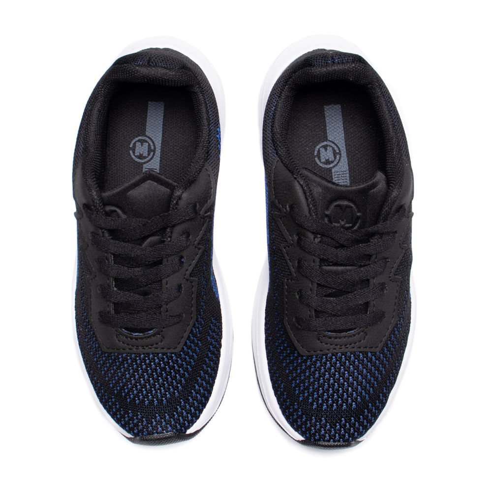 Tênis Infantil Masculino Molekinho Casual Preto/Azul Preto 4