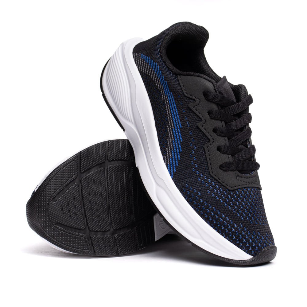 Tênis Infantil Masculino Molekinho Casual Preto/Azul Preto 5