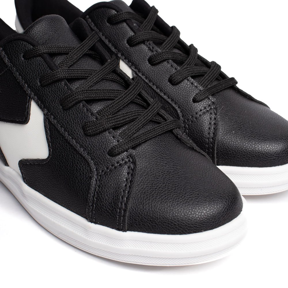 Tênis Feminino Mississipi Napa Preto/Branco Preto 5