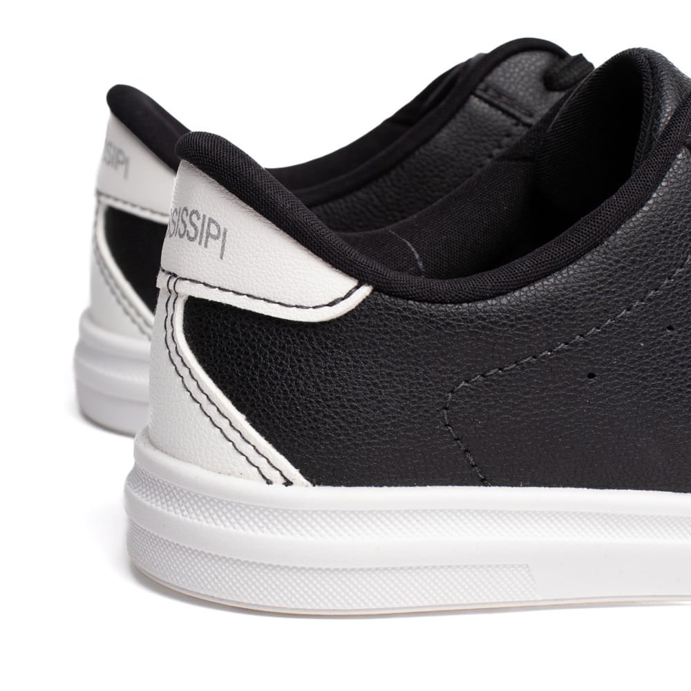 Tênis Feminino Mississipi Napa Preto/Branco Preto 7