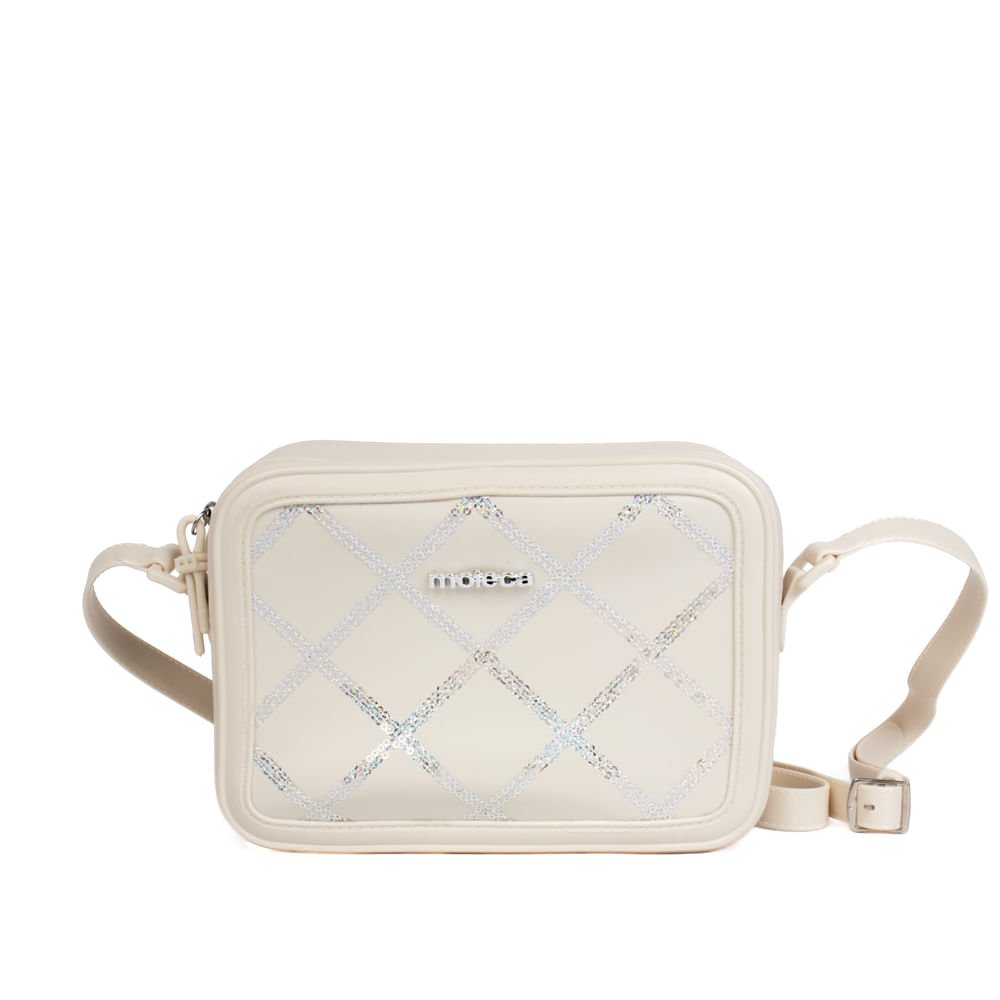 Bolsa Feminina Moleca Tiracolo Pequena Branco Off
