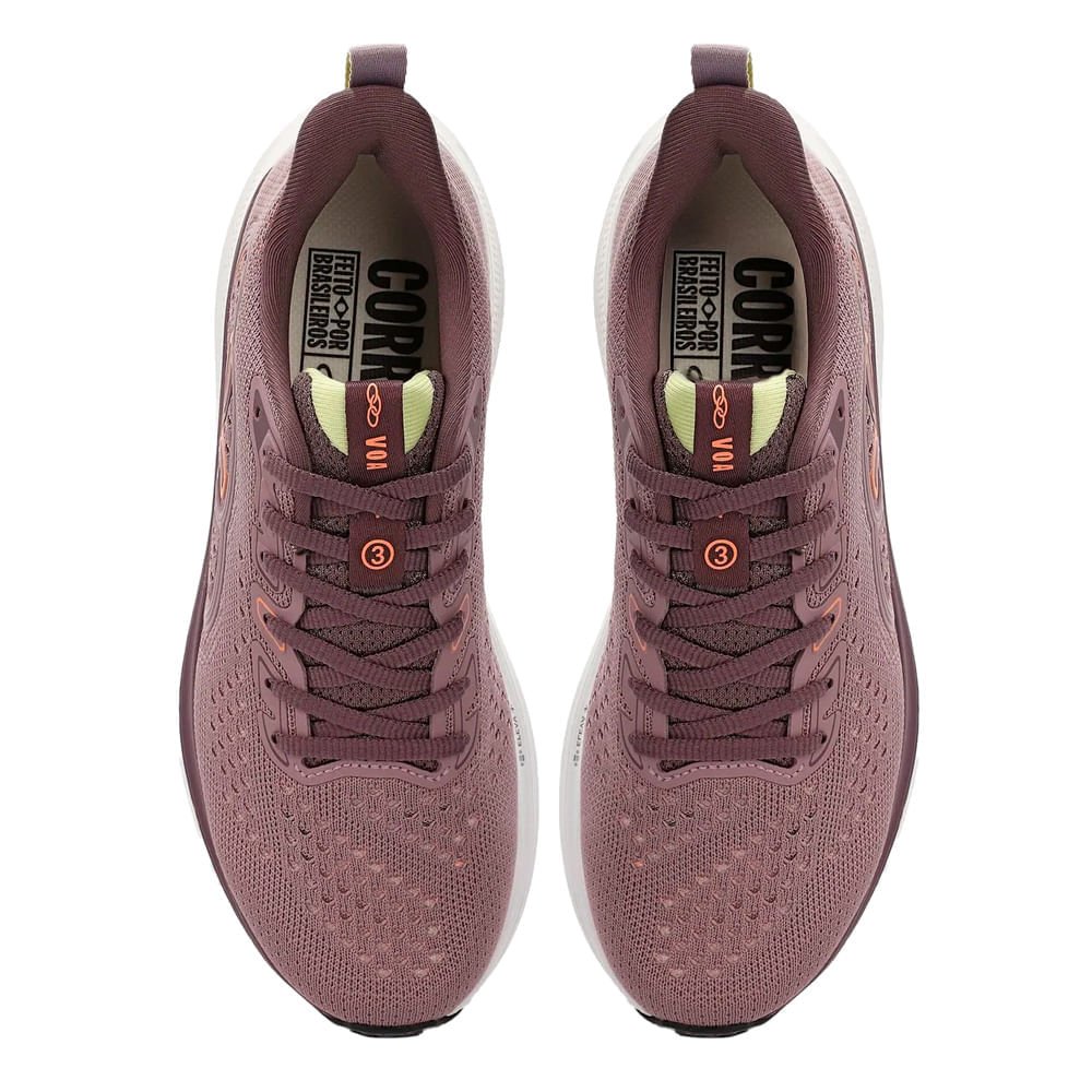 Tênis Feminino Olympikus Voa 3 Tecnologia Eleva+ Lilás Roxo 4