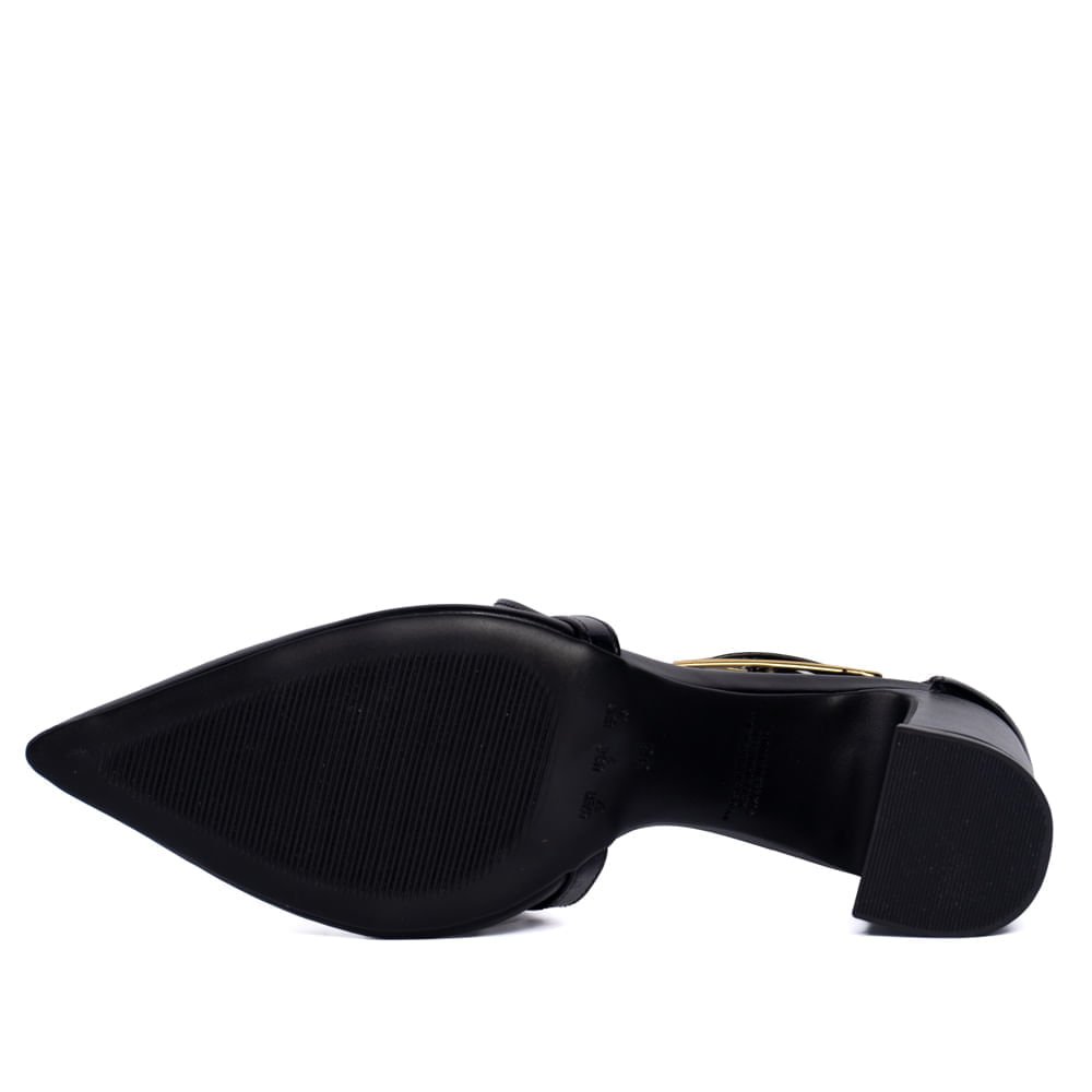 Scarpin Feminino Bebecê Casual Preto Preto 2