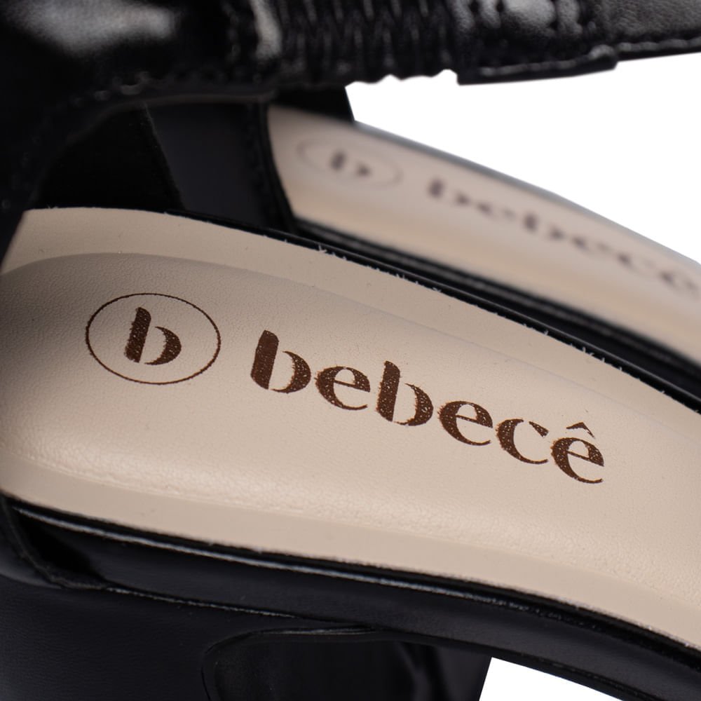 Scarpin Feminino Bebecê Casual Preto Preto 5