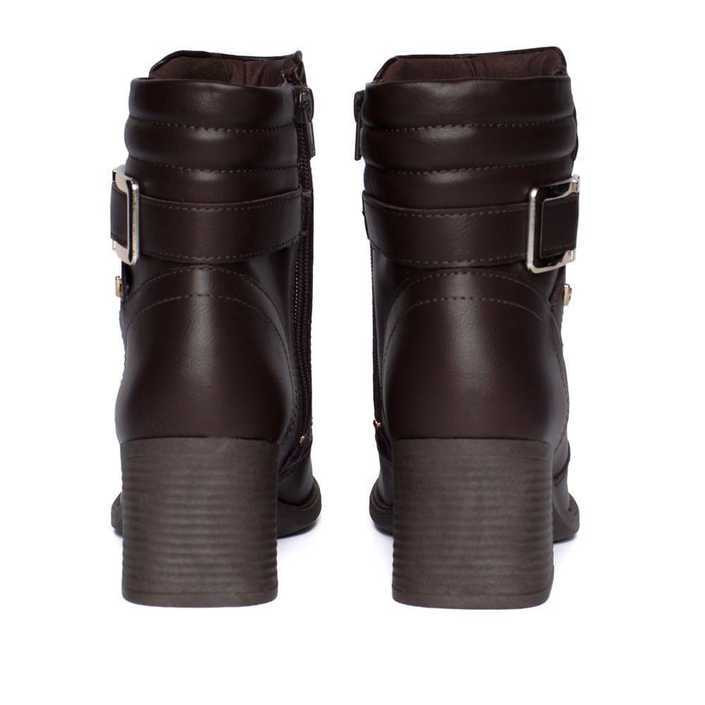 Bota Mississipi de Cano Curto Marrom/Café Marrom 3