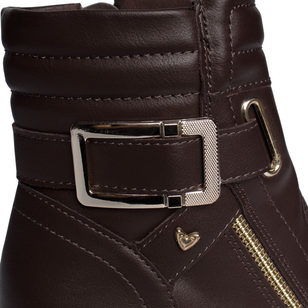 Bota Mississipi de Cano Curto Marrom/Café Marrom 5