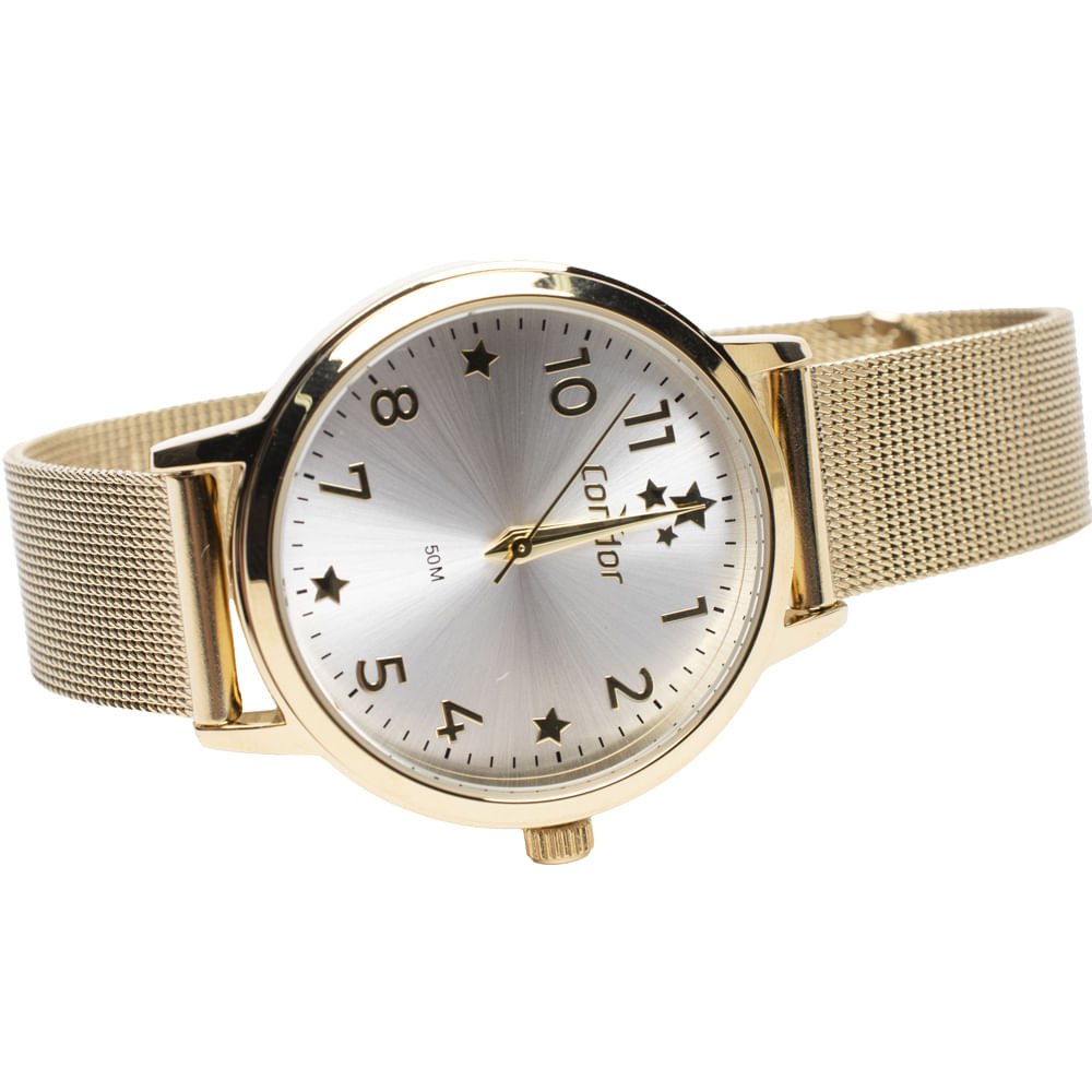 Relógio Feminino Condor Analógico CO2035NDS/K4K com Estrela Dourado 4