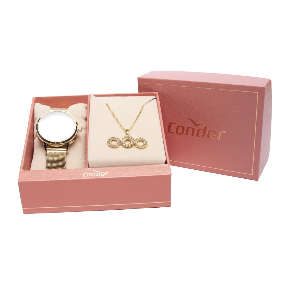 Relógio Feminino Condor Analógico CO2035NDS/K4K com Estrela Dourado 6