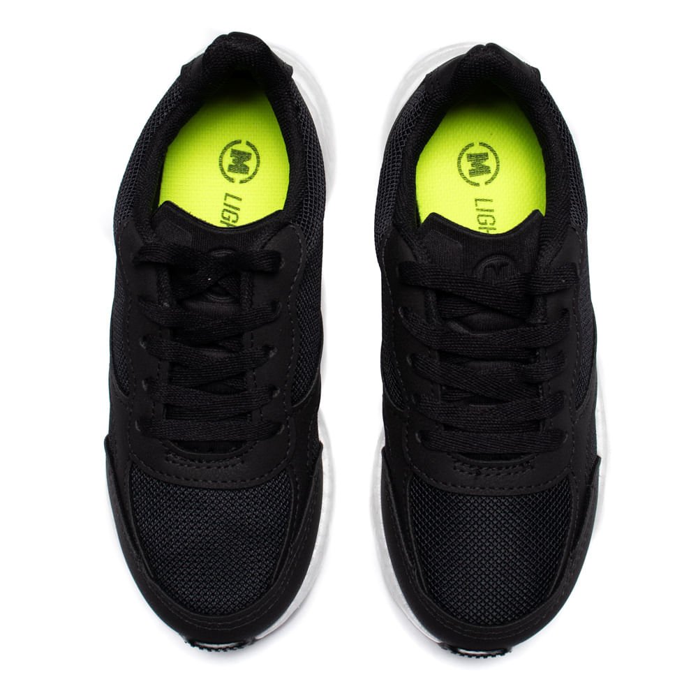 Tênis Infantil Molekinho Napa Floather Preto Preto 4