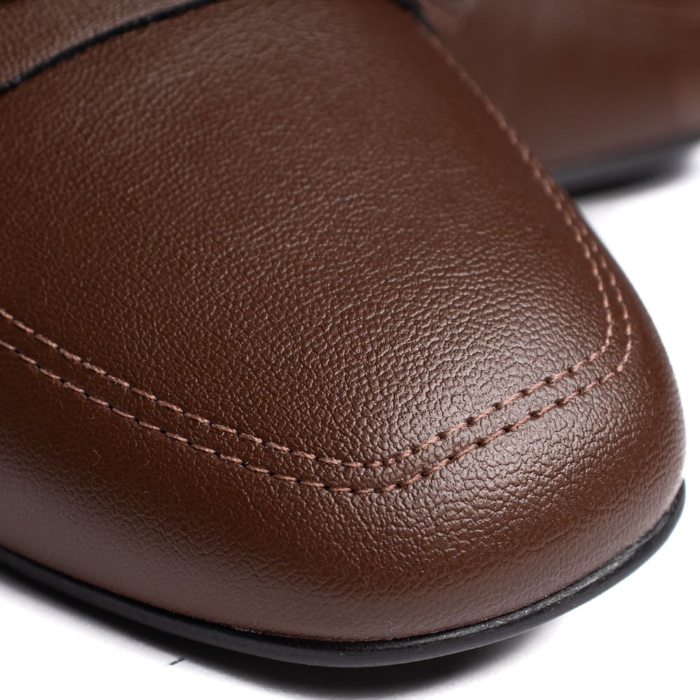 Sapatilha Mule Feminina Beira Rio Napa Turim Marrom Marrom 7