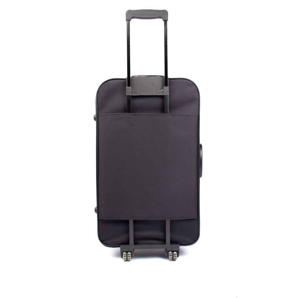 Mala Viagem Yins Grande Expansível Cadeado Preto Preto 2