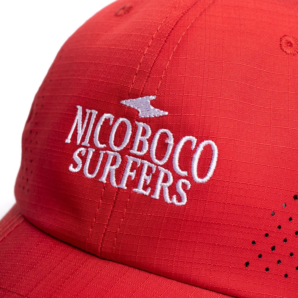 Boné Masculino Nicoboco Surfers Aba Curva Vermelho Vermelho 4