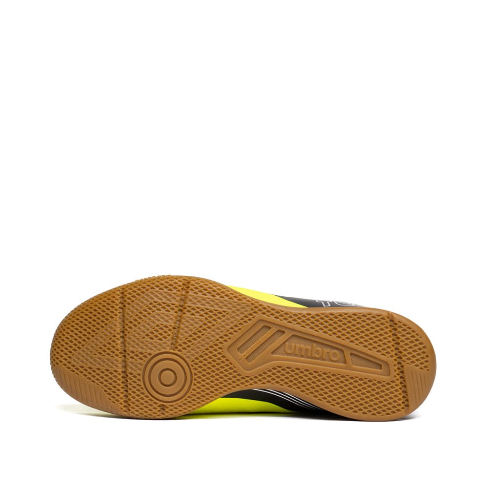 Chuteira Infantil Umbro Futsal Techno II Jr Verde Neon/Preto Verde 2