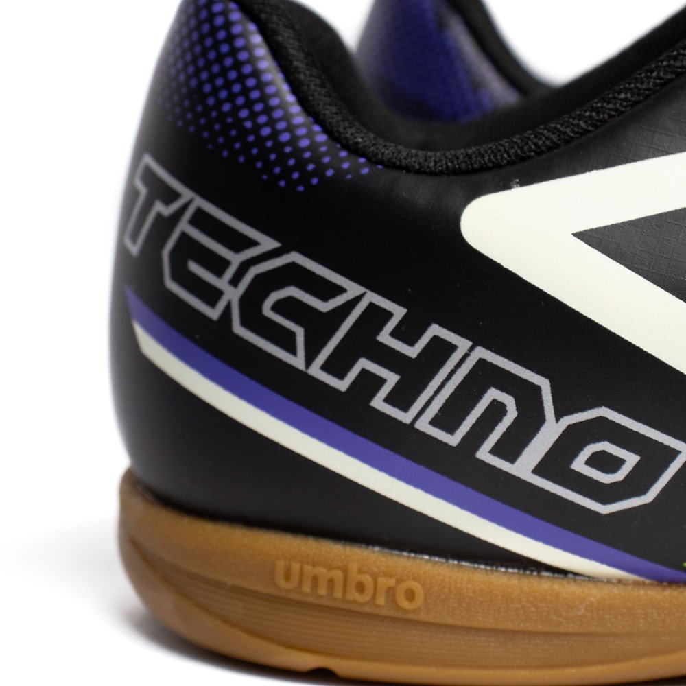 Chuteira Infantil Umbro Futsal Techno II Jr Verde Neon/Preto Verde 6