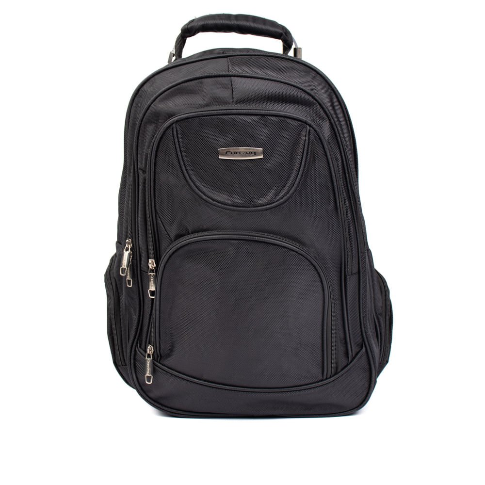Mochila Unissex Convoy Executiva Notebook Reforçada Preto