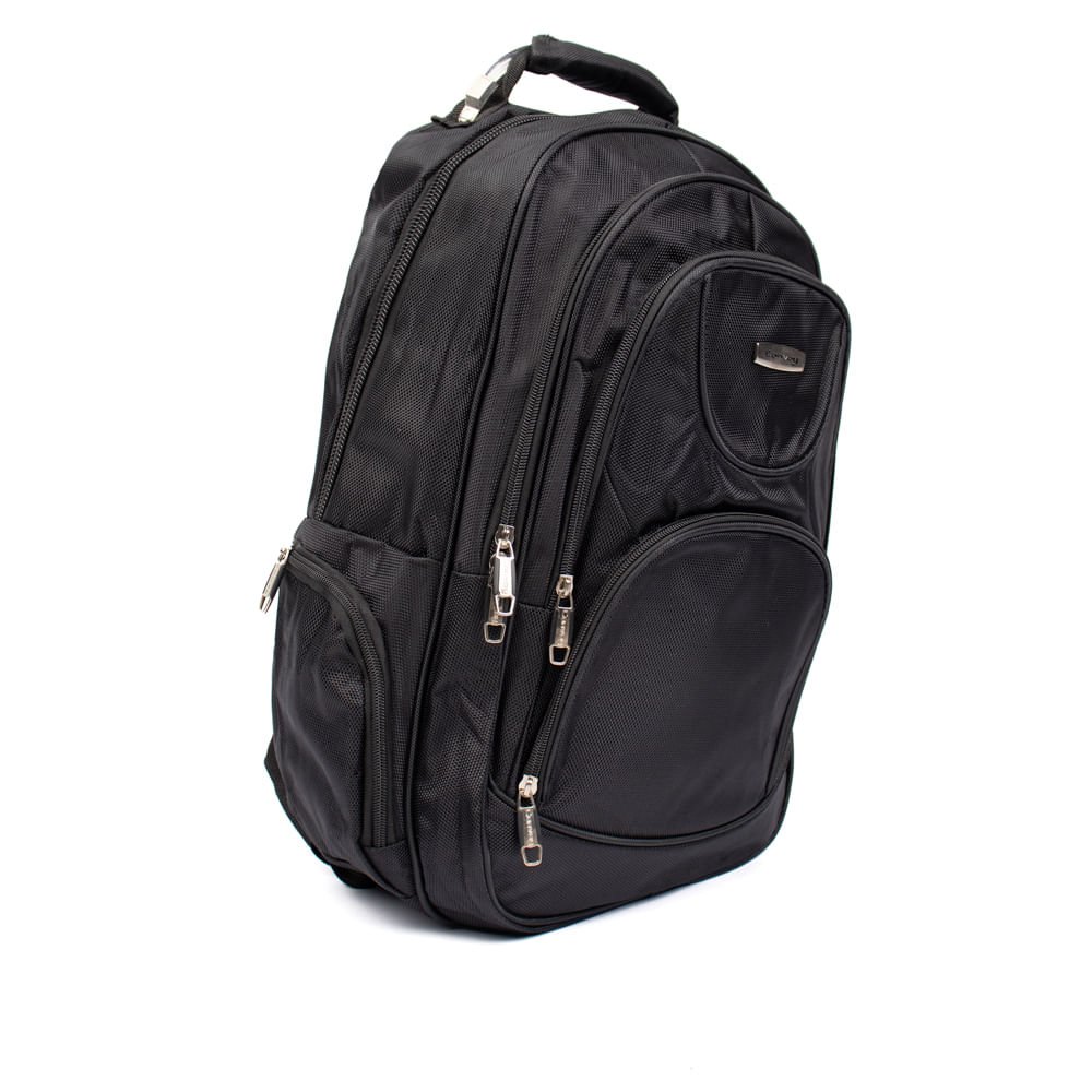 Mochila Unissex Convoy Executiva Notebook Reforçada Preto Preto 3
