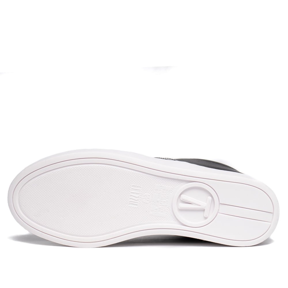 Tênis Feminino Vizzano Recortes Laterais Preto/Branco Preto 2