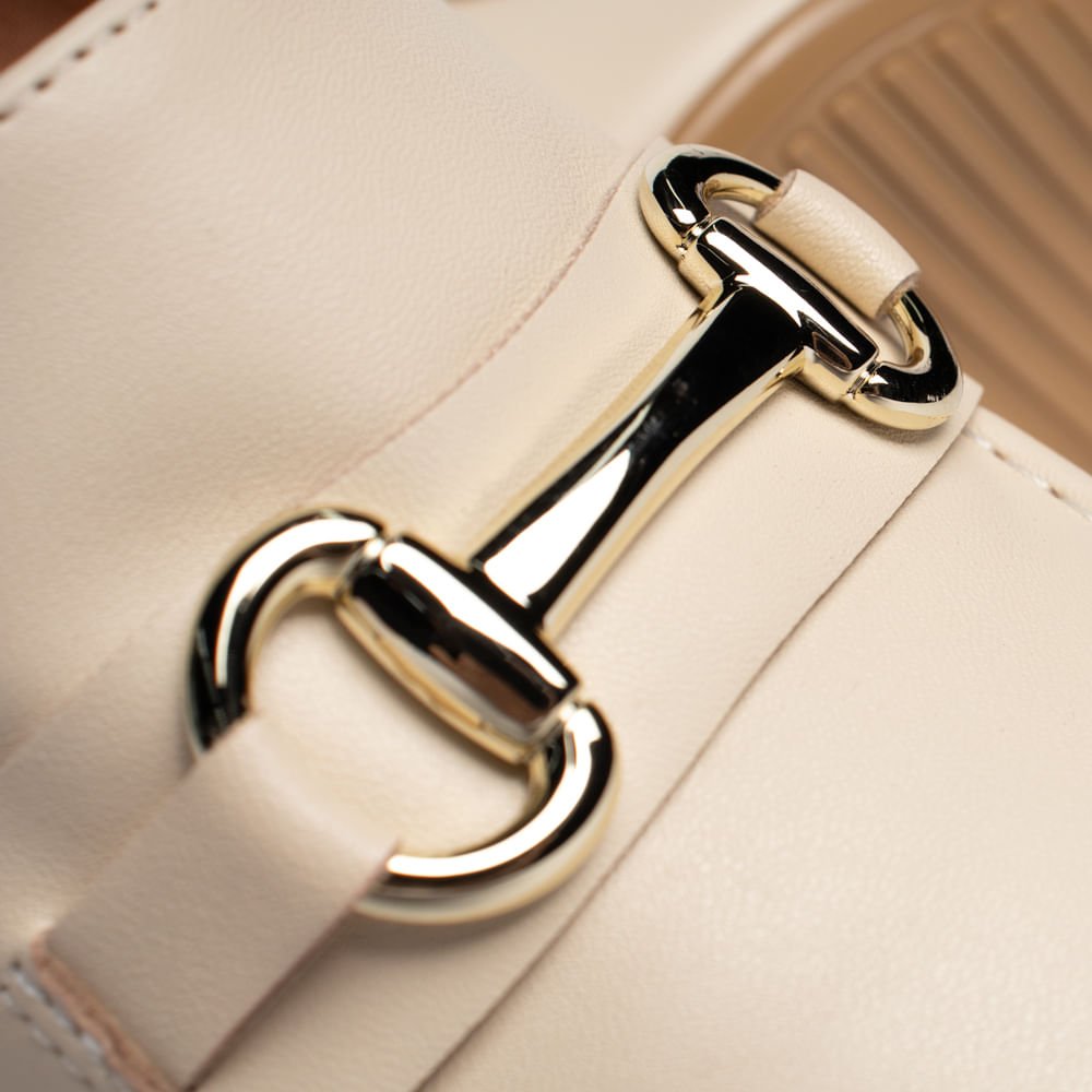 Sapato Feminino Vizzano Pelica Fivela Creme Bege 7