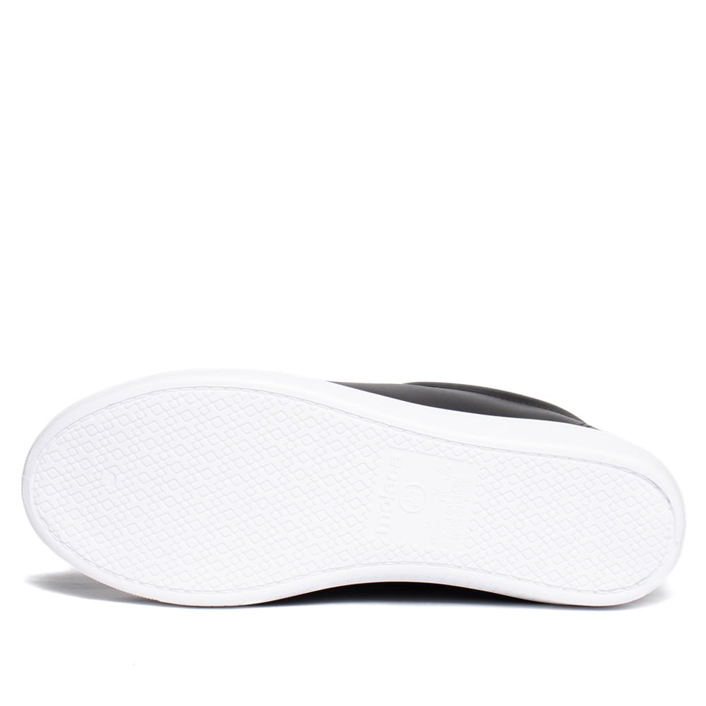 Tênis Feminino Moleca Napa Sardenha Casual Preto Preto 2