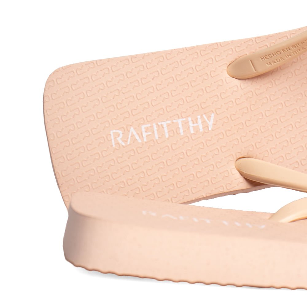 Chinelo Feminino Rafitthy Charm Rosa Claro/Dourado Dourado 5
