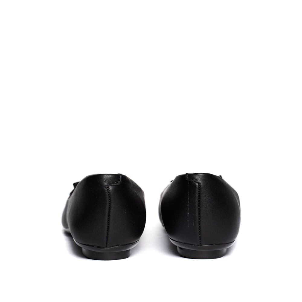Sapatilha Feminina Moleca Napa Suprema Preto Preto 3