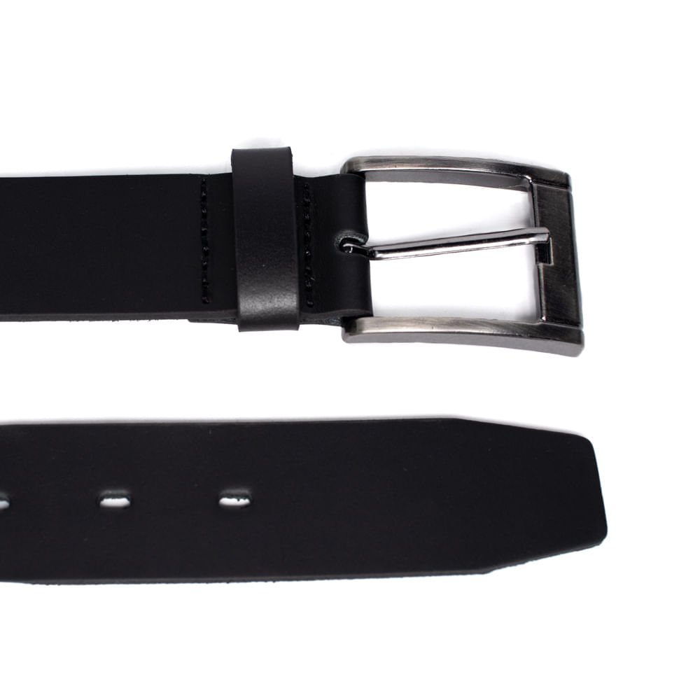 Cinto Masculino Fasolo G219374751 Couro Social Preto Preto 3