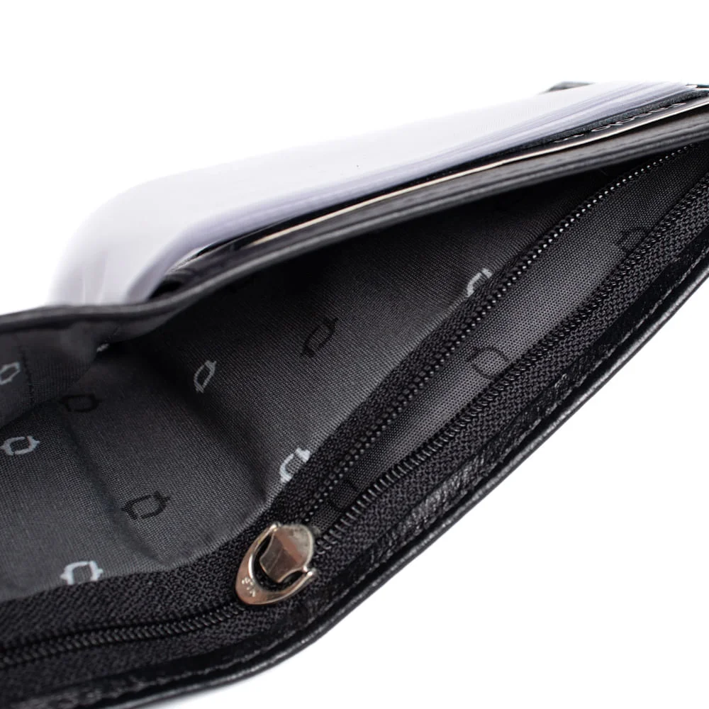 Carteira Masculina Fasolo H045035751 Couro Slim Preto Preto 4