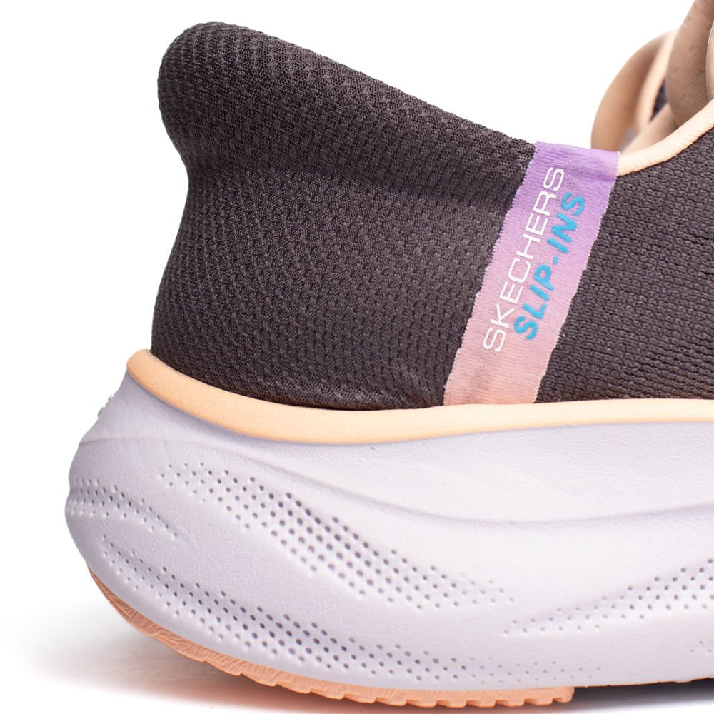 Tênis Feminino Skechers Cloud Air Cooled Petróleo/Roxo Roxo 5