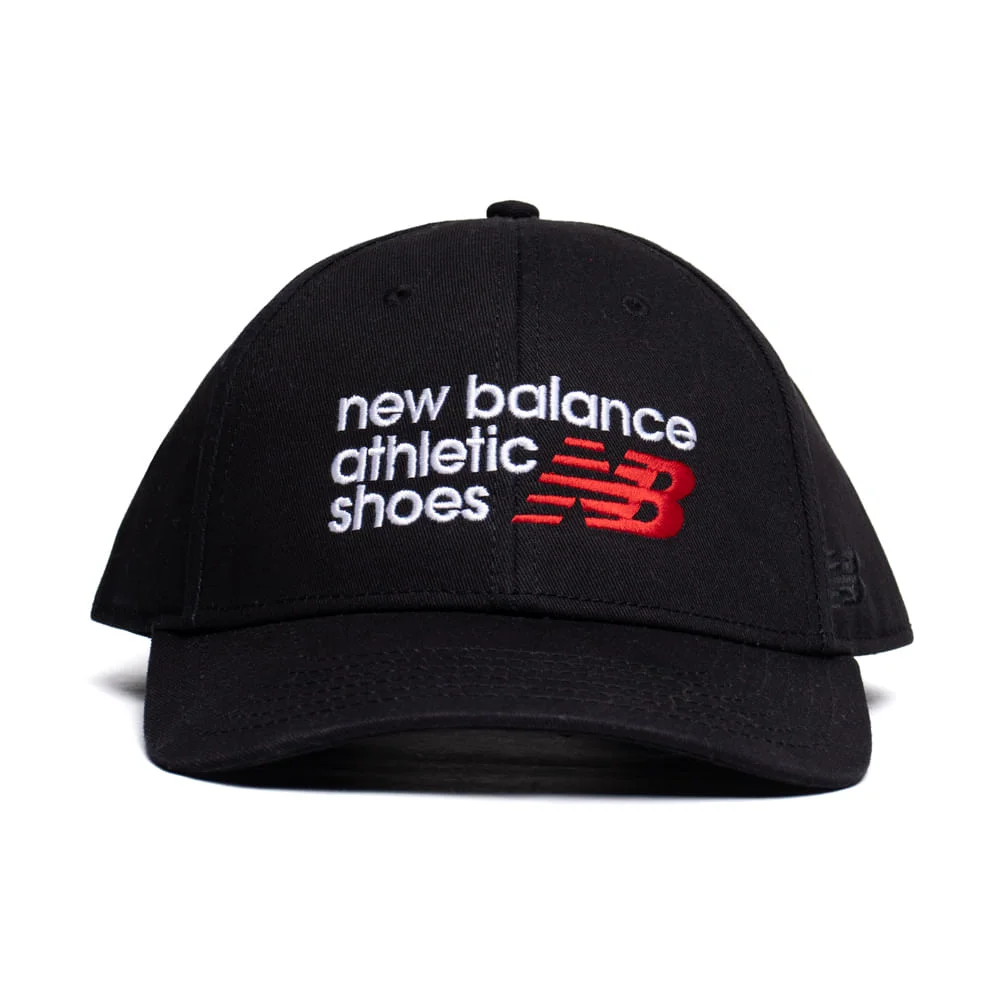 Boné Unissex New Balance Painel Athletics Preto Preto 2