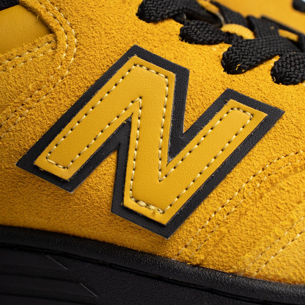 Tênis Masculino New Balance Low 480 Couro Caramelo Amarelo 6