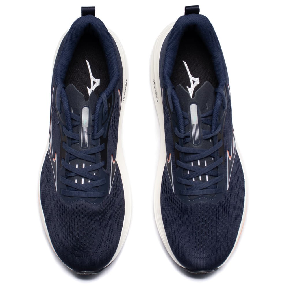 Tênis Masculino Mizuno Neo Pryzma Enerzy Marinho/Branco Azul 4