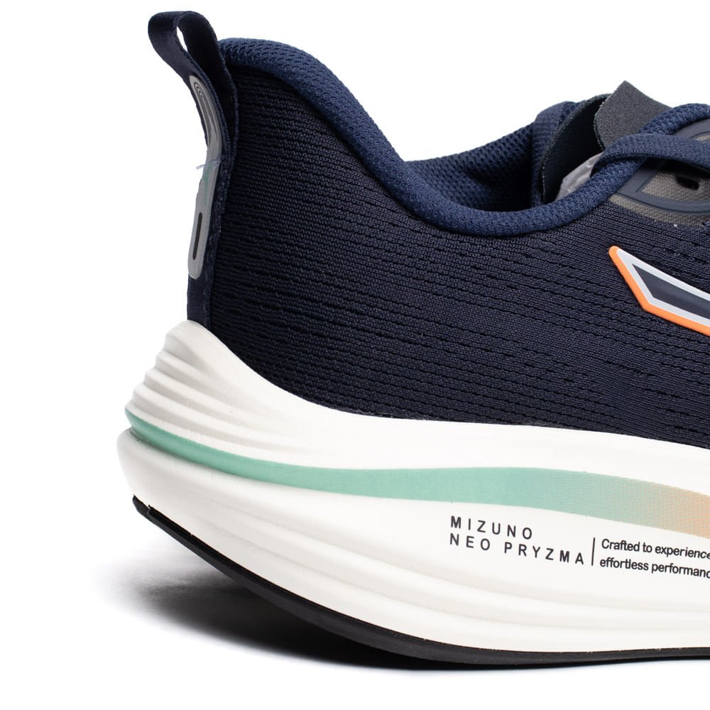 Tênis Masculino Mizuno Neo Pryzma Enerzy Marinho/Branco Azul 6