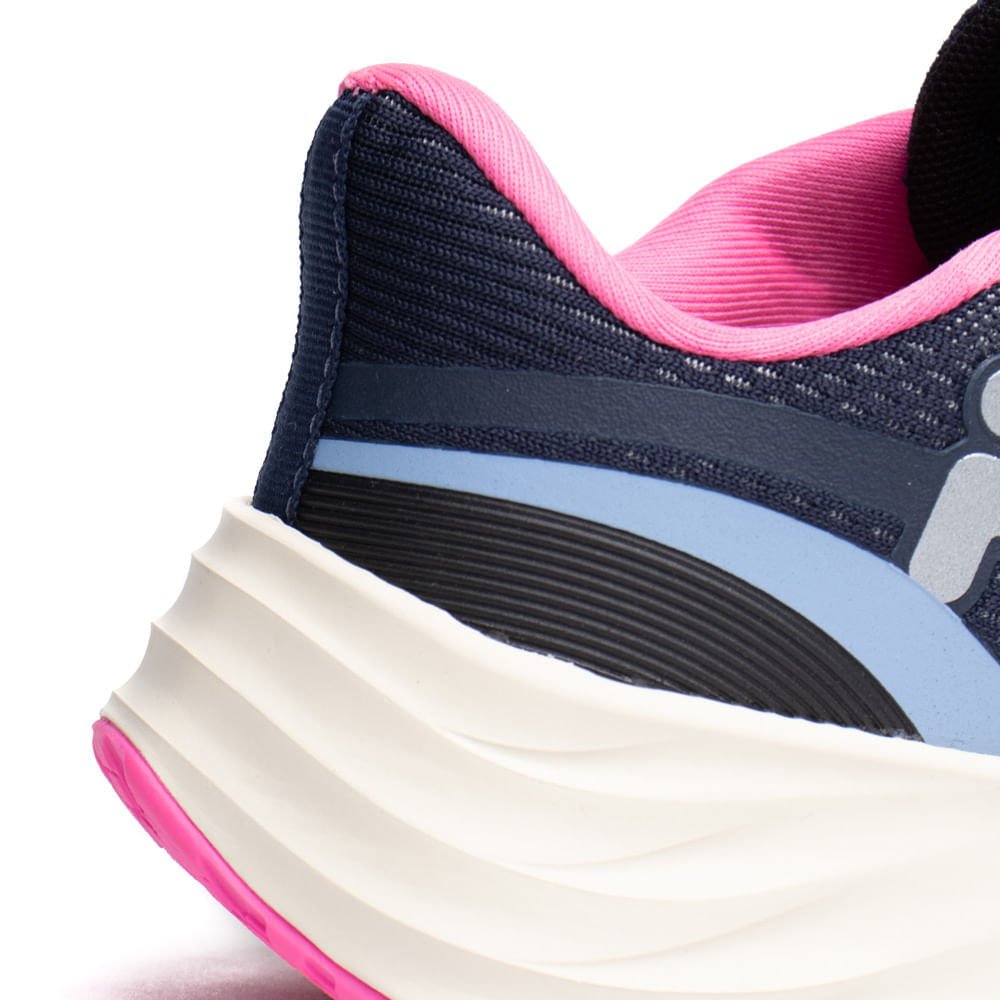 Tênis Feminino Fila Comet 2 EVA Marinho Rosa Azul 5
