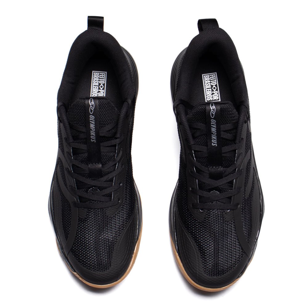 Tênis Masculino Olympikus Quadra 2 Esportivo Preto Preto 4