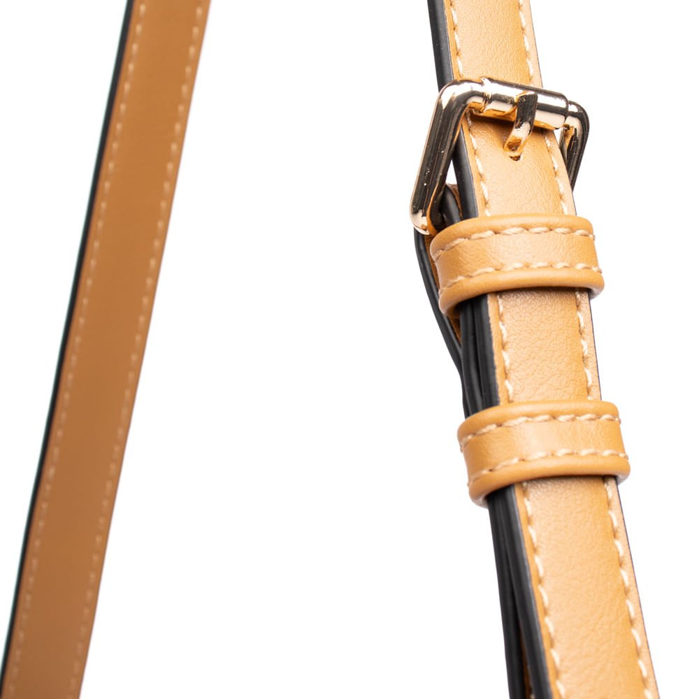 Bolsa Feminina WJ Satchel Tote Grande Tressê Caramelo Marrom 5