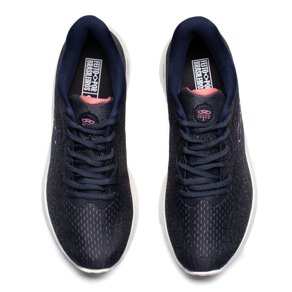 Tênis Feminino Olympikus Venus 3 338 Evasense Marinho/Rosa Azul 4